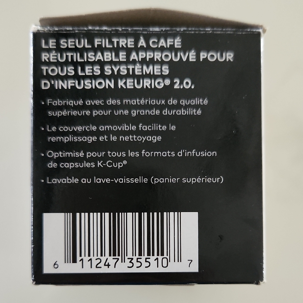 Keurig 2.0 My K-Cup Reusable Coffee Filter - Black with Red Accent - Picture 2 of 7